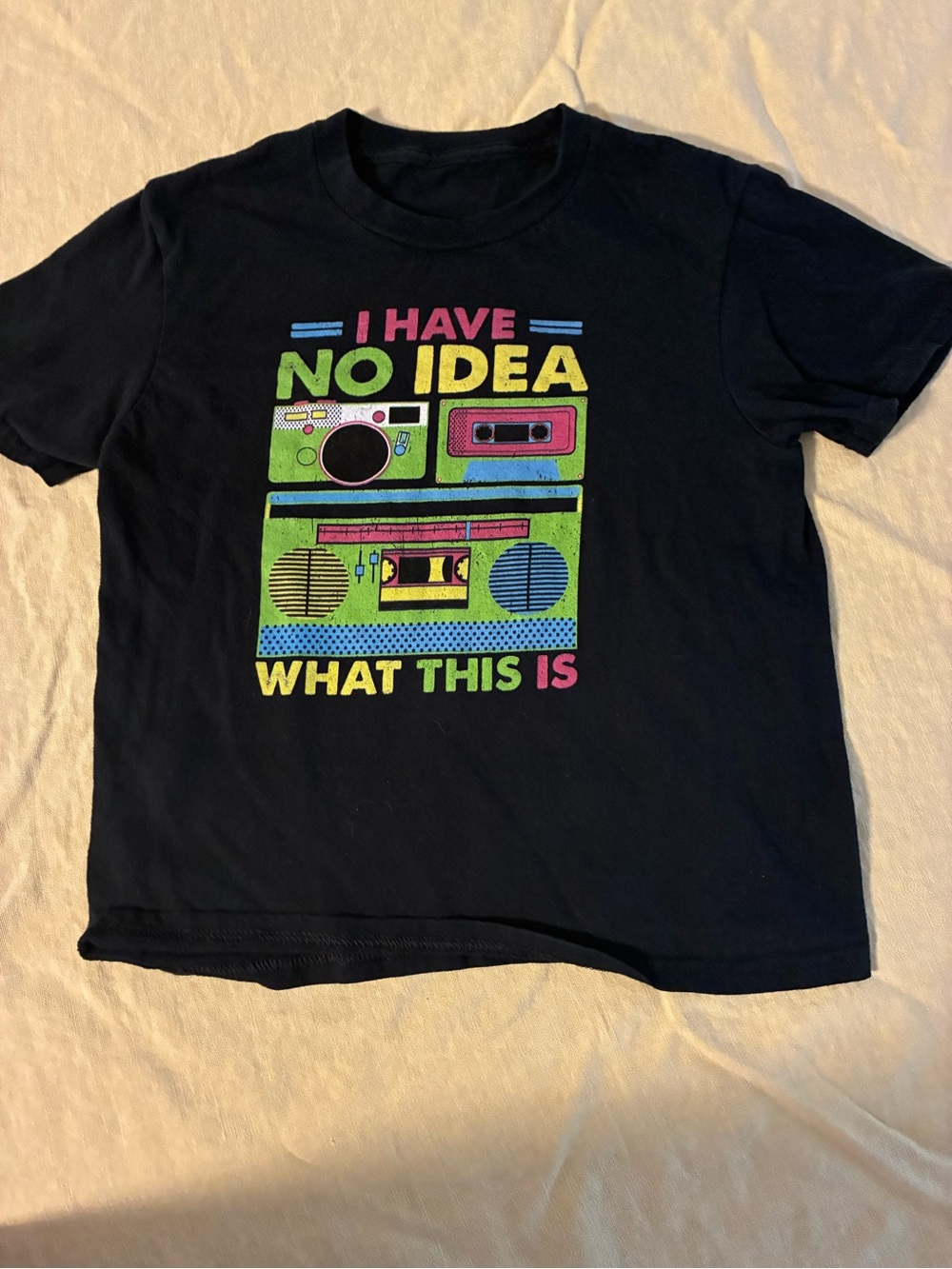 Youth Small Retro Themed Graphic Tee